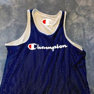 Mens Reversible mesh tank top